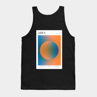 Aries Zodiac Aura Tank Top